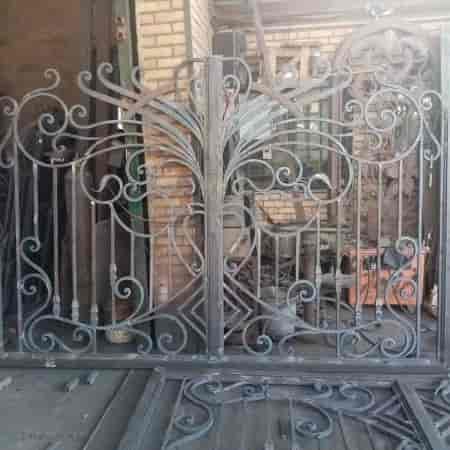 Wrought iron door