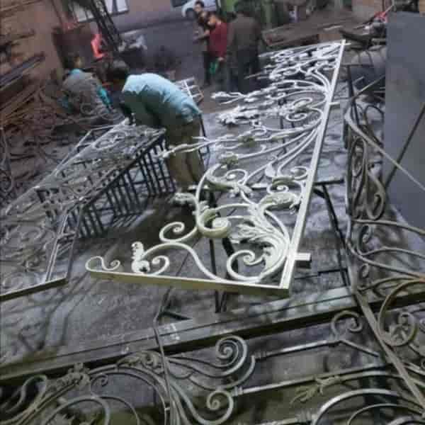 wrought iron fence