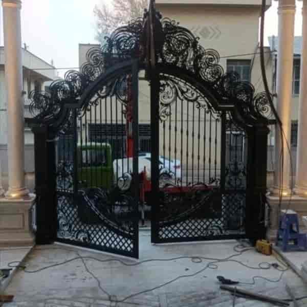Wrought iron doors