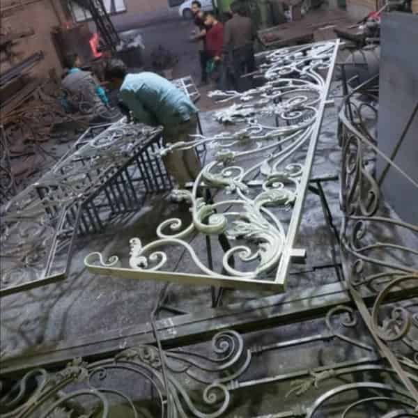 wrought iron fence