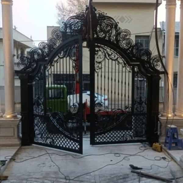 Wrought iron doors